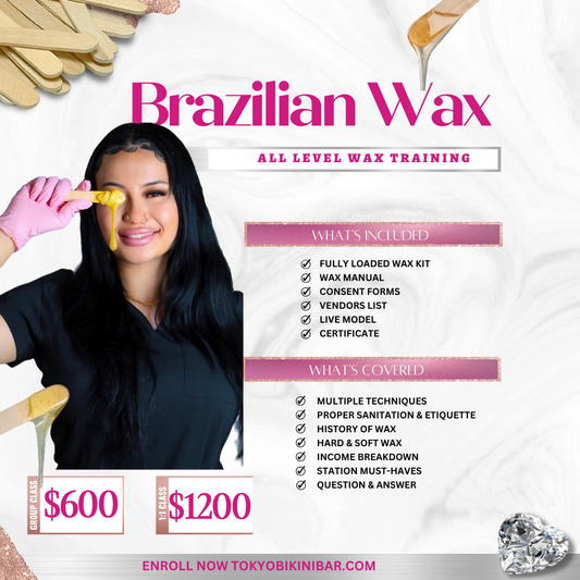 Brazilian Wax Course - GROUP COURSE 1 DAY