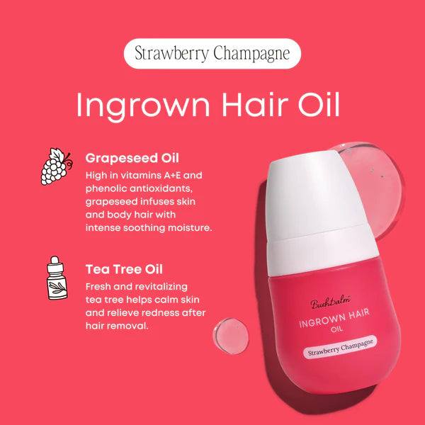 Limited Edition! Strawberry Champagne Ingrown Hair Oil